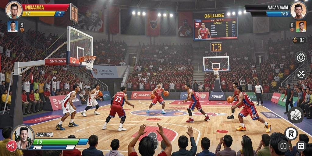 Fitur multiplayer yang memungkinkan bermain bersama teman.