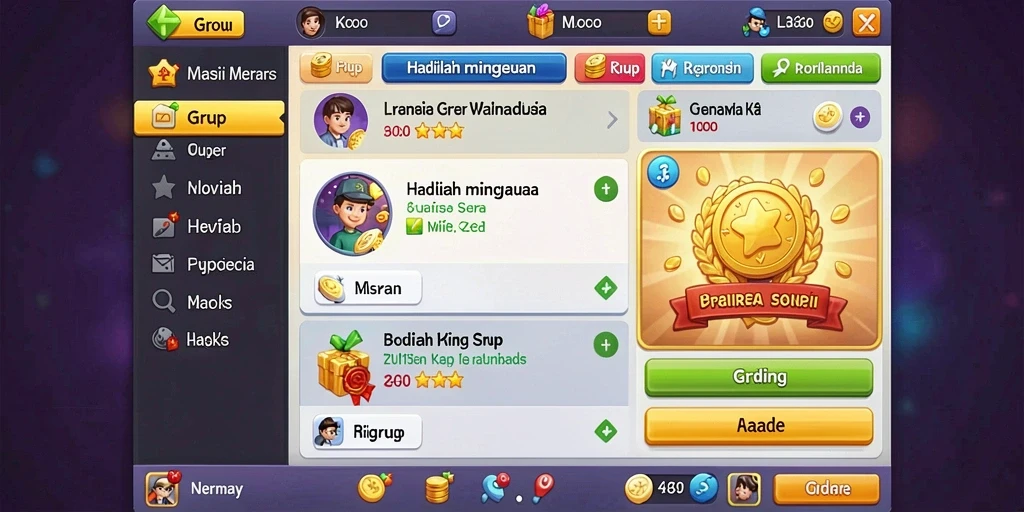Pengalaman bermain yang seru dan penuh tantangan.