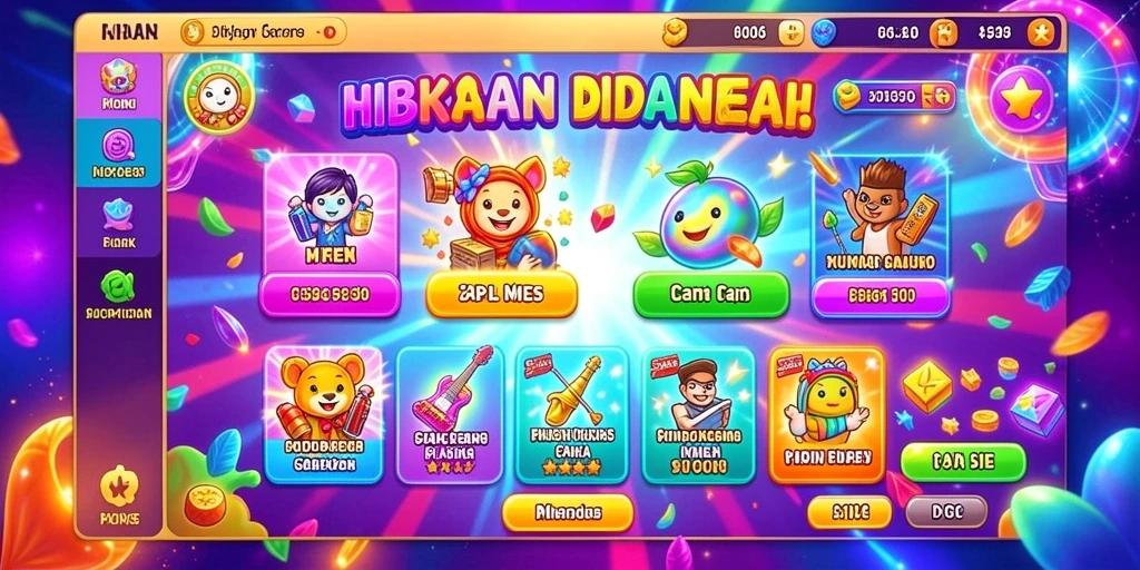 Tangkapan layar menunjukkan grafik yang memukau dari dunia permainan.