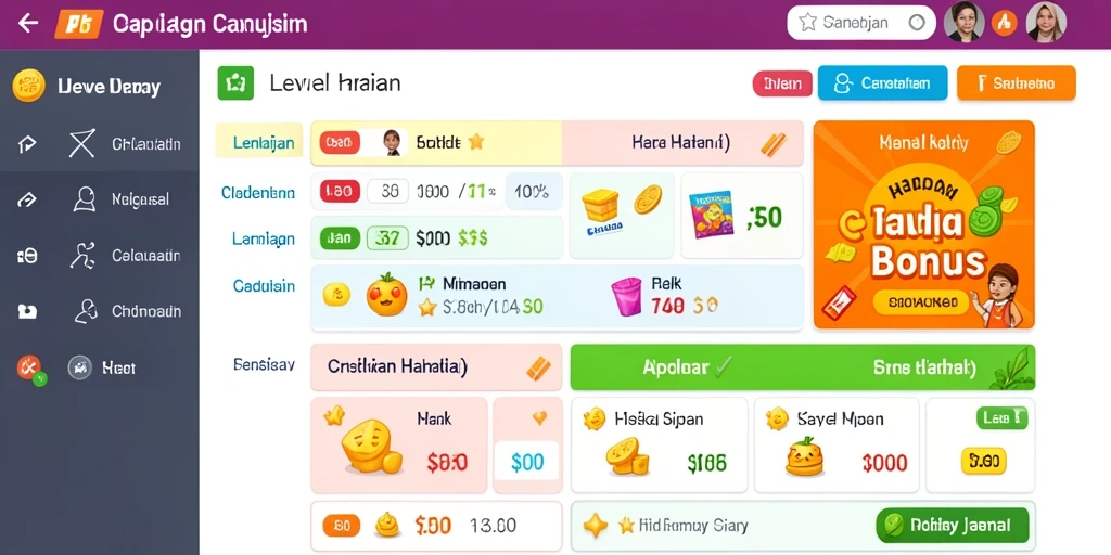 Fitur leaderboard yang menambah elemen kompetisi.