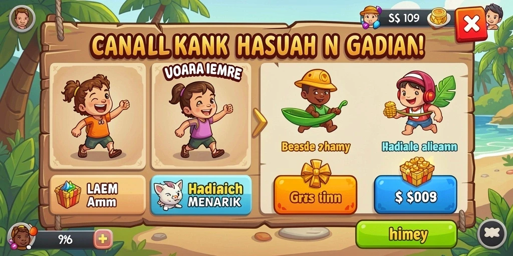 Reward menarik untuk pemain yang sukses.